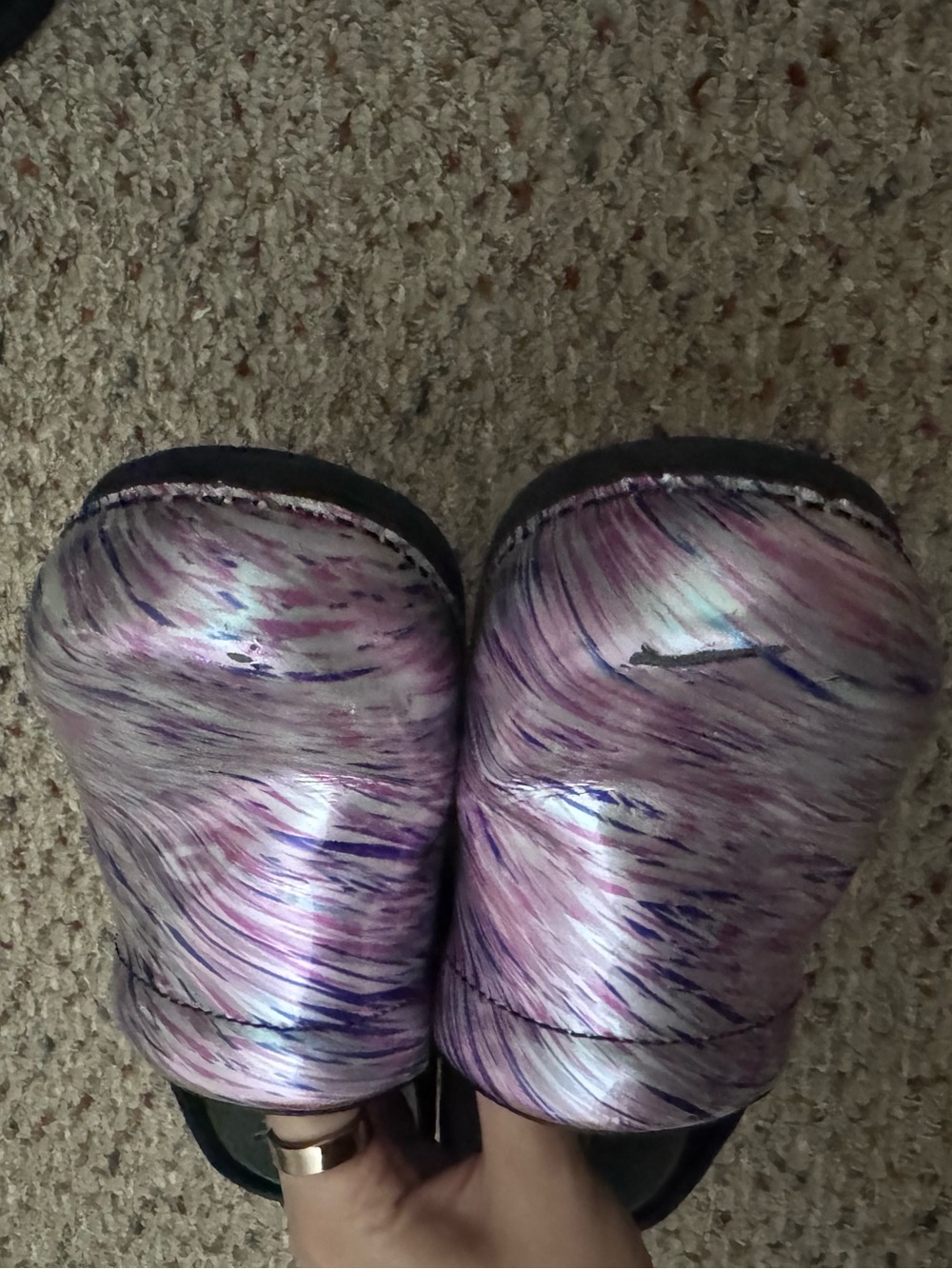 Iridescent Purple Slip-On Danskos